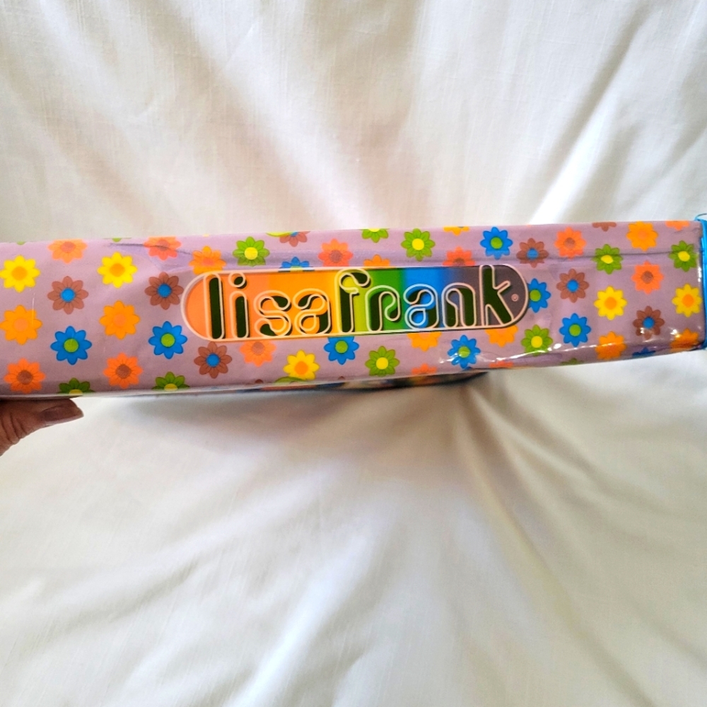 Vintage Lisa Frank Zippered 3 Ring Binder "Cats Platime" Y2K - Picture 7 of 16